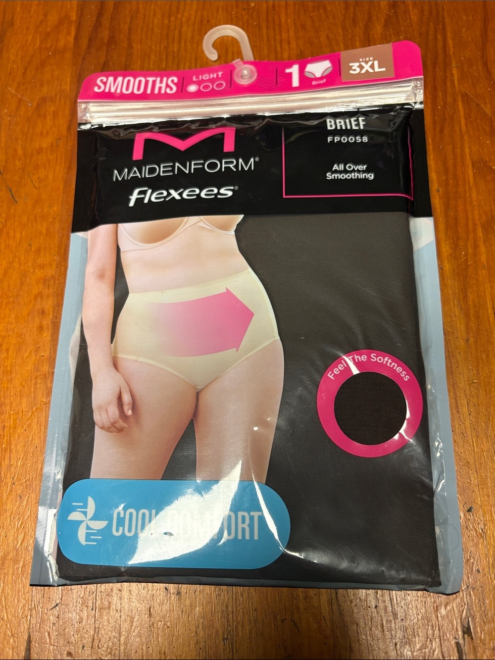 Maidenform Flexees Smooths Briefs in Charcoal 3X